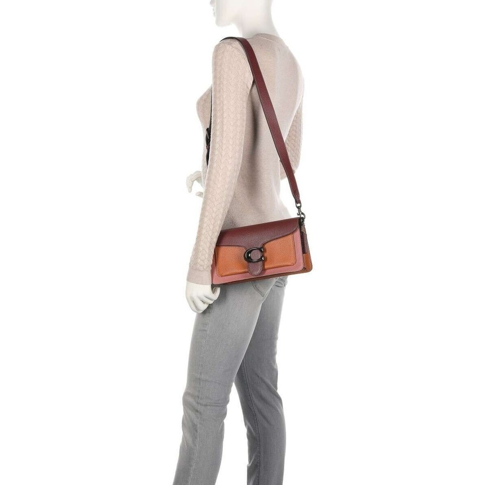 COACH TABBY Shoulder Bag 26 Vintage Pink Colorblock 76105 crossbody NWT $395 - Picture 8 of 10